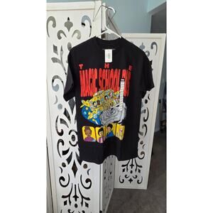 Magic School Bus Graphic Tee Black Ripple Junction Shirt Mens Medium NWT